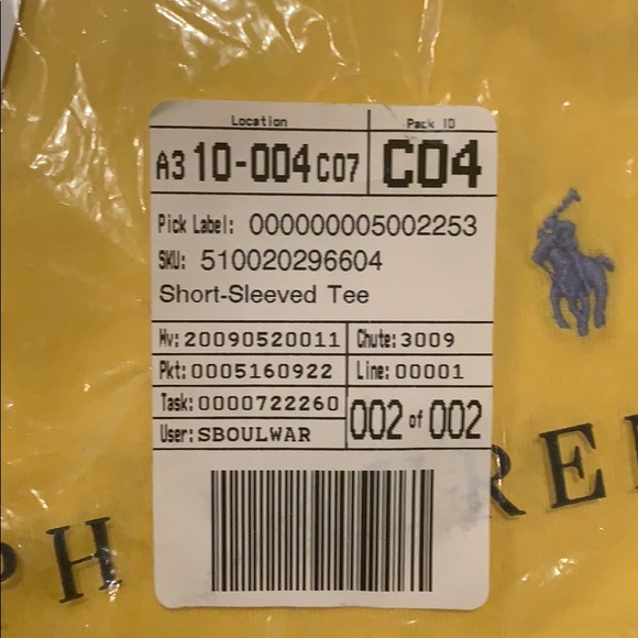 NWT Polo by Ralph Lauren Short Sleeves Tee 4/4T - Picture 4 of 5